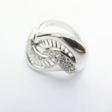 Stainless Steel CZ Woman Ring - R1055