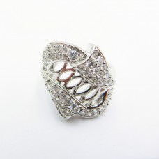Stainless Steel CZ Woman Ring - R1058