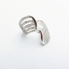 Stainless Steel CZ Woman Ring - R1061