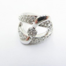 Stainless Steel CZ Woman Ring - R1065