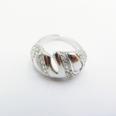 Stainless Steel CZ Woman Ring - R1066