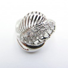 Stainless Steel CZ Woman Ring - R1069