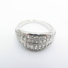 Stainless Steel CZ Woman Ring - R1071