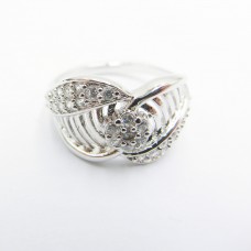 Stainless Steel CZ Woman Ring - R1072