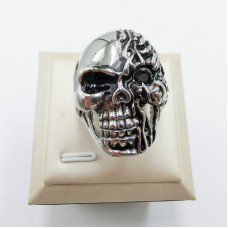 Stainless Steel Men Skull Ring - R1020