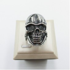 Stainless Steel Men Skull Ring - R1023