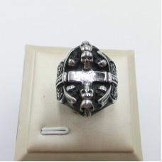 Stainless Steel Men Skull Ring - R1027