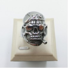 Stainless Steel Men Skull Ring - R1028