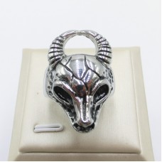 Stainless Steel Men Skull Ring - R1037