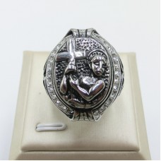 Stainless Steel Men Skull Ring - R1044