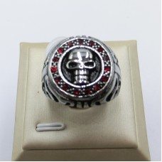 Stainless Steel Men Skull Ring - R1046