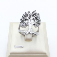 Stainless Steel Life Tree Ring - R1048