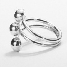 Bead Stainless Steel Ring-R1084