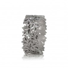 Silver Maple Stainless Steel Ring - R1108