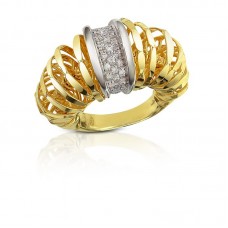 New fashion high quality stainless steel gold rings for women - R1114