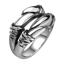  Men skull punk rock 316L stainless steel ring for Halloween Unisex Jewelry