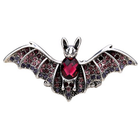 Angel Crystal Bat stainless steel Rings for Women's  Halloween gift