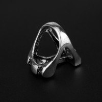 2017 Hot Sale oem odm Mens punk huge Thor's Hammer ring for sale